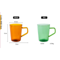 Amber Large Glass Mugs for home